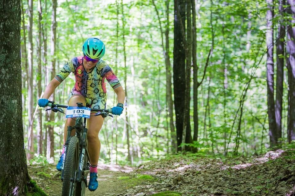 Leah Hiller mountain biking