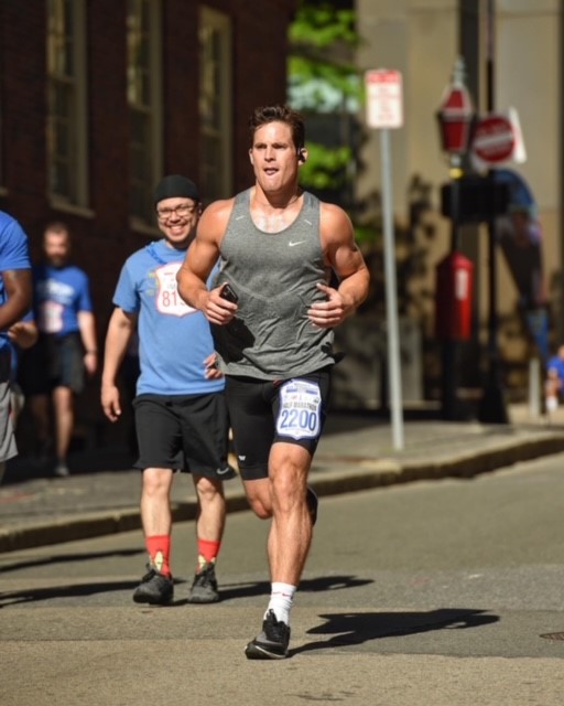 Sean Young runs the 2022 Boston's Run to Remember half marathon